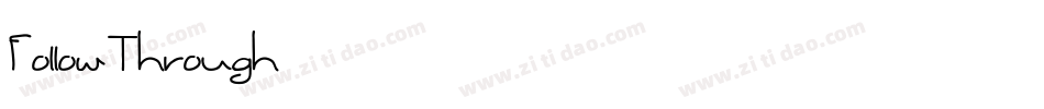 Follow Through字体转换